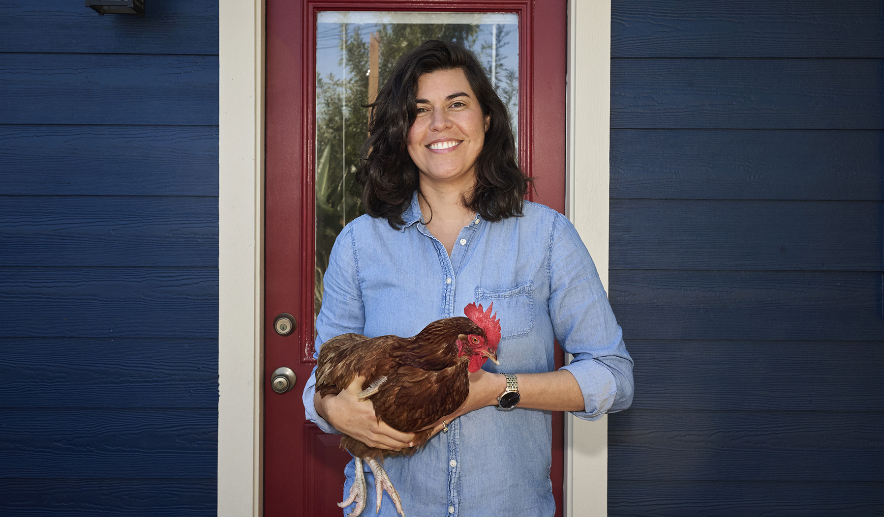 Young woman on a farm interested in personal budgeting and money management