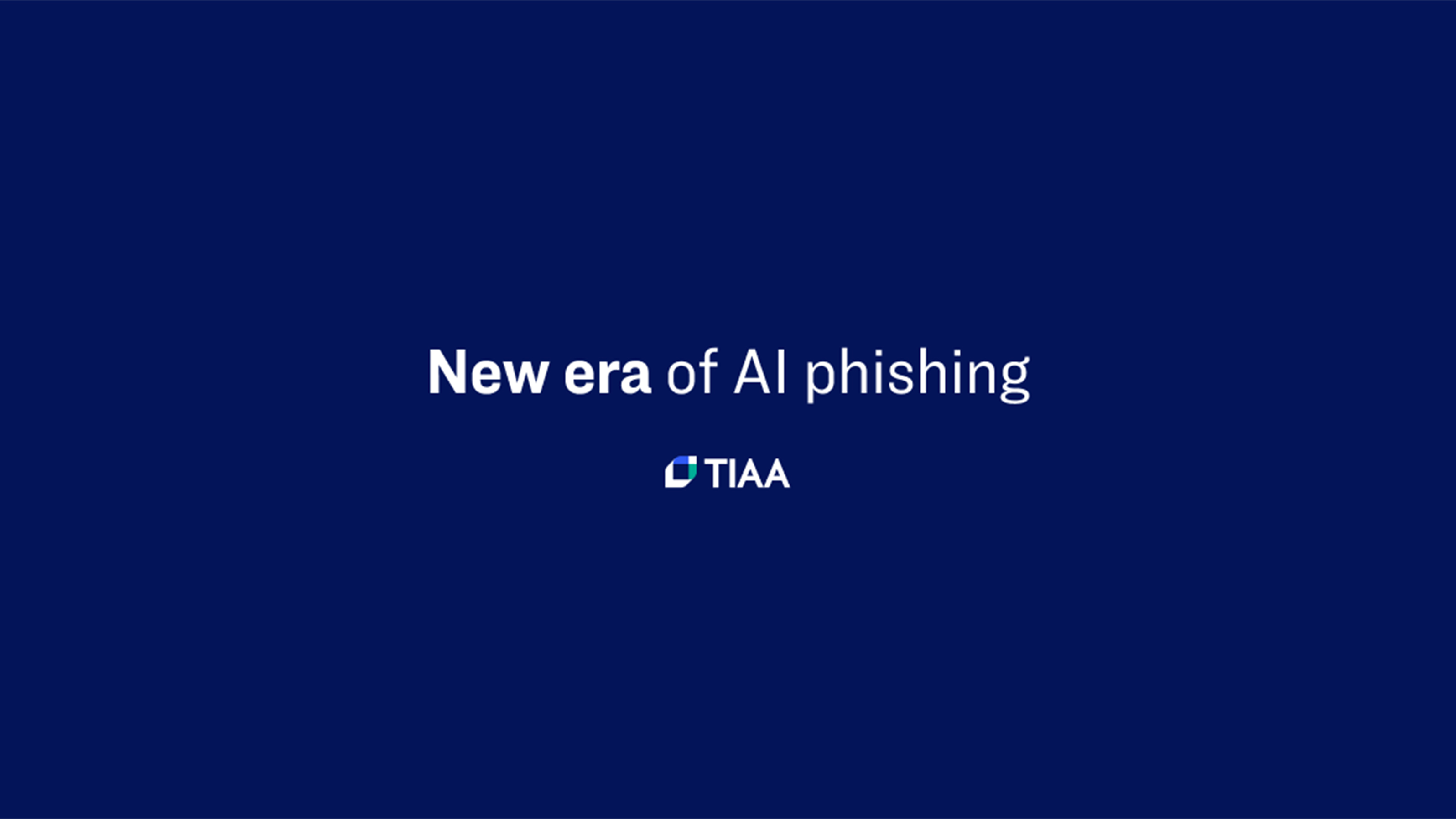 New era of AI phishing video thumbnail