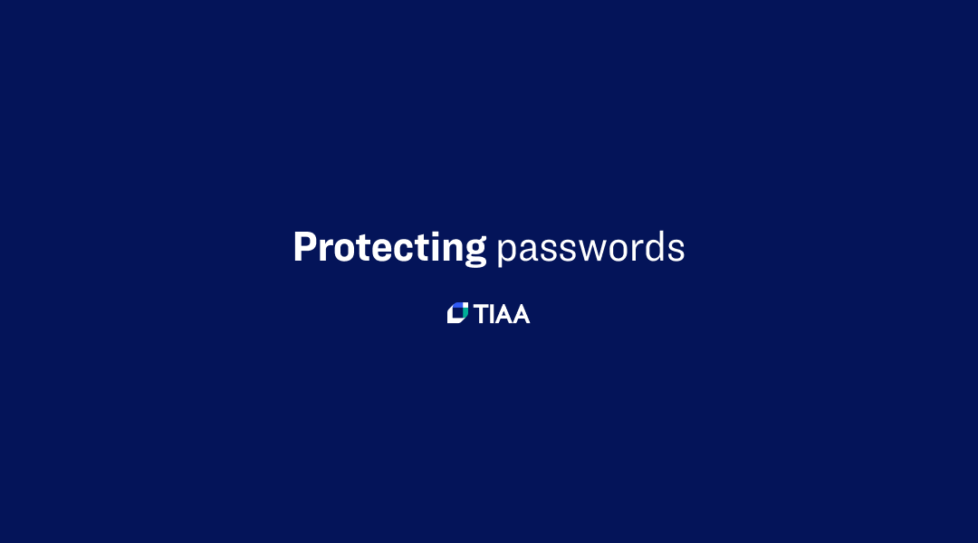 Protecting passwords
