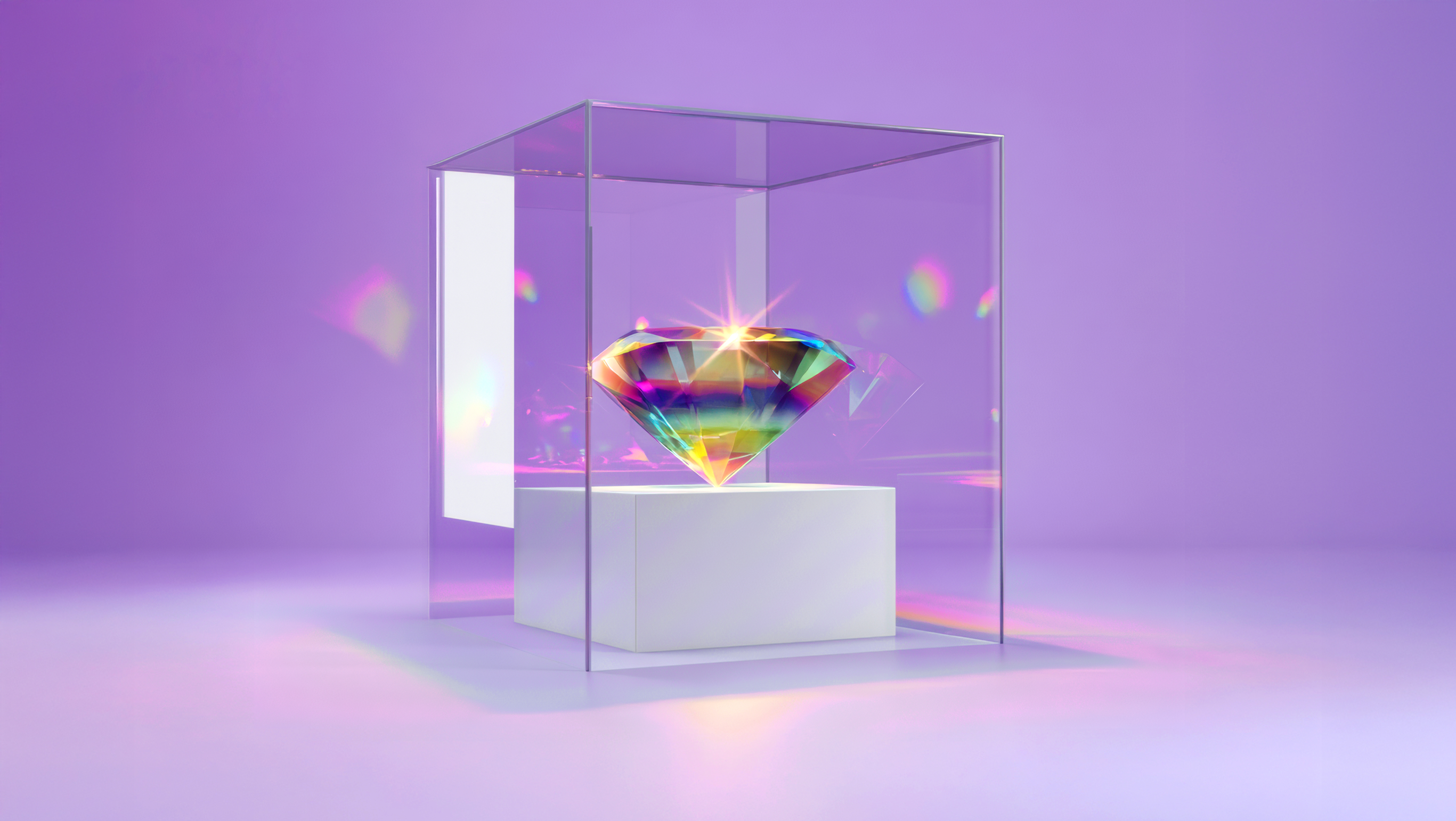 This gemstone displayed behind glass represents alternative investments for defined contribution plan sponsors. Sponsors are just looking.