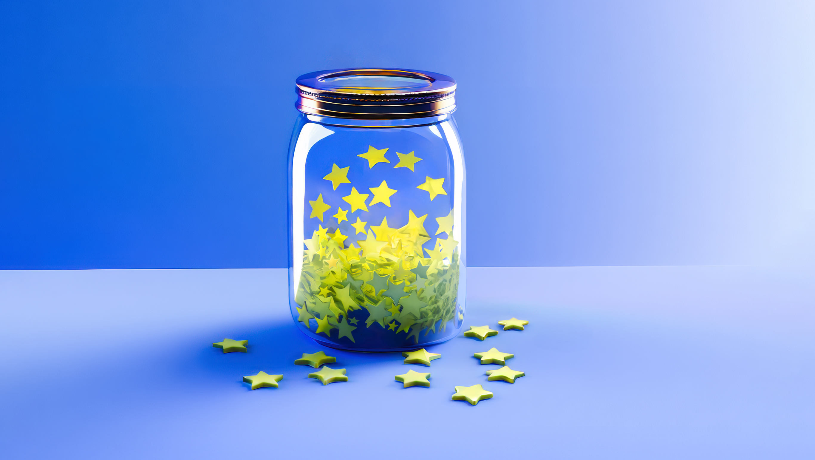 A jar holding paper stars represents how nonprofit employers today are using benefits for executives to retain top nonexecutive talent.