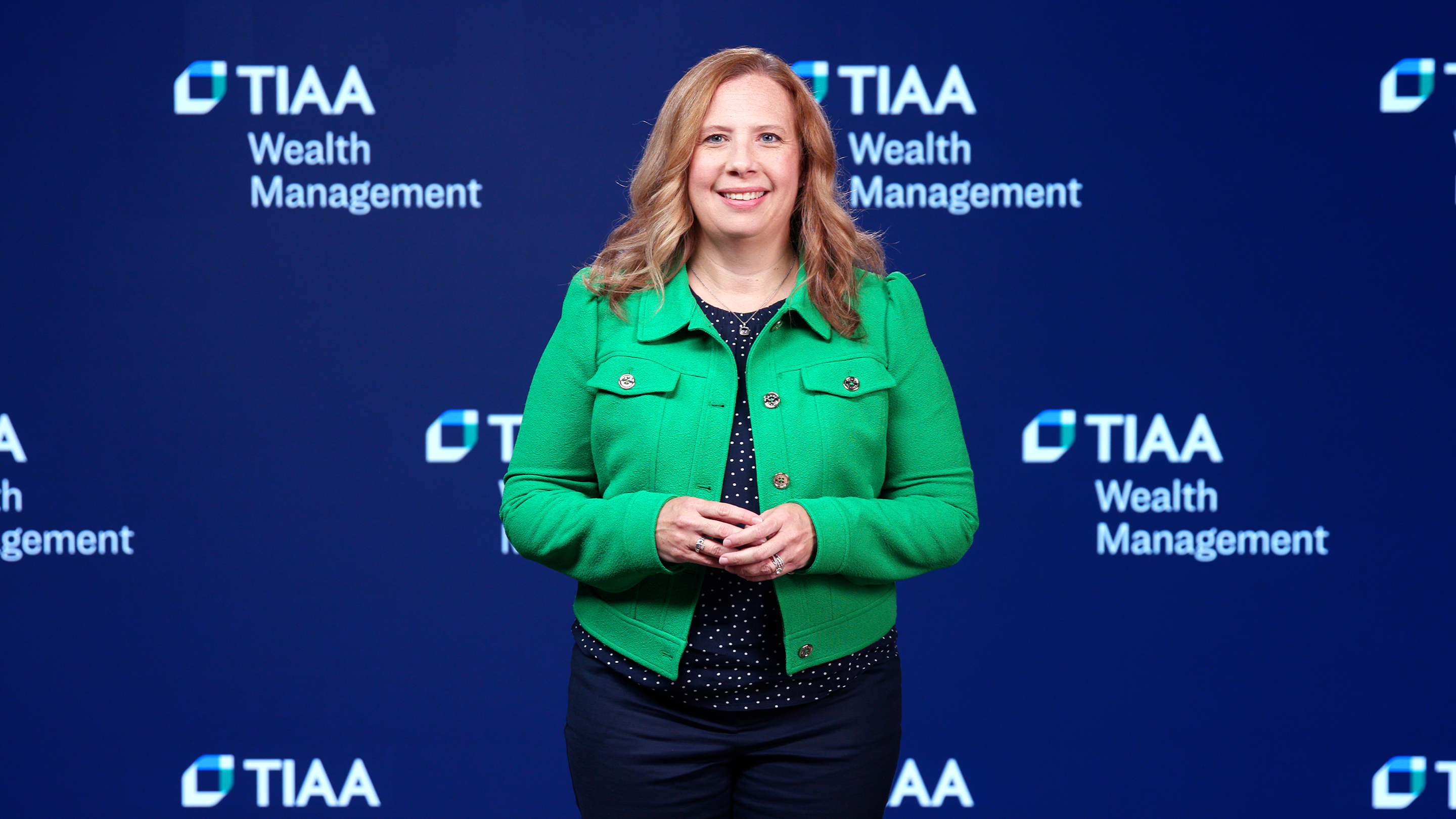 Ali Dellinger speaking about TIAA’s 2025 midyear outlook and wealth implications