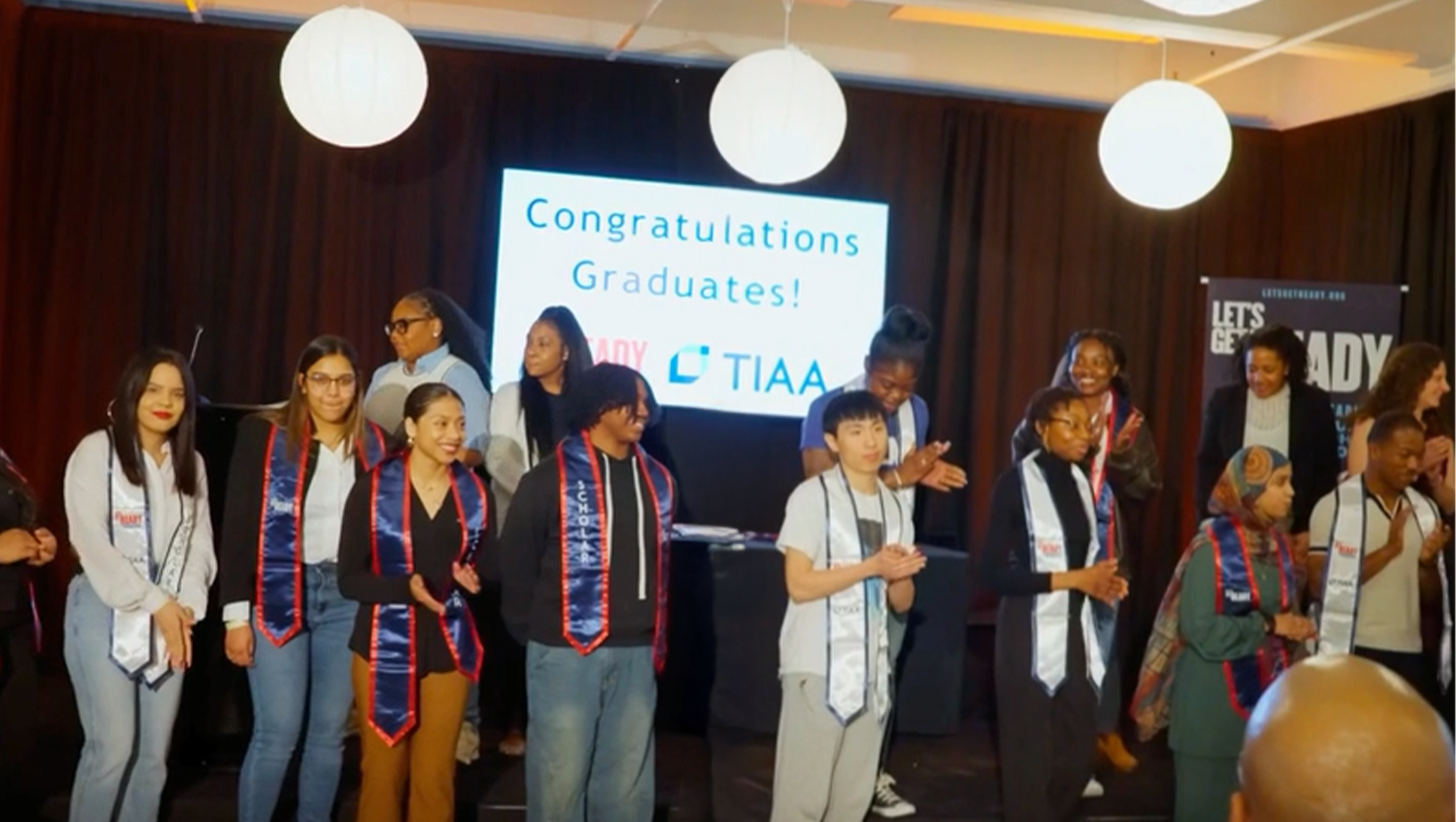 Graduates celebrating