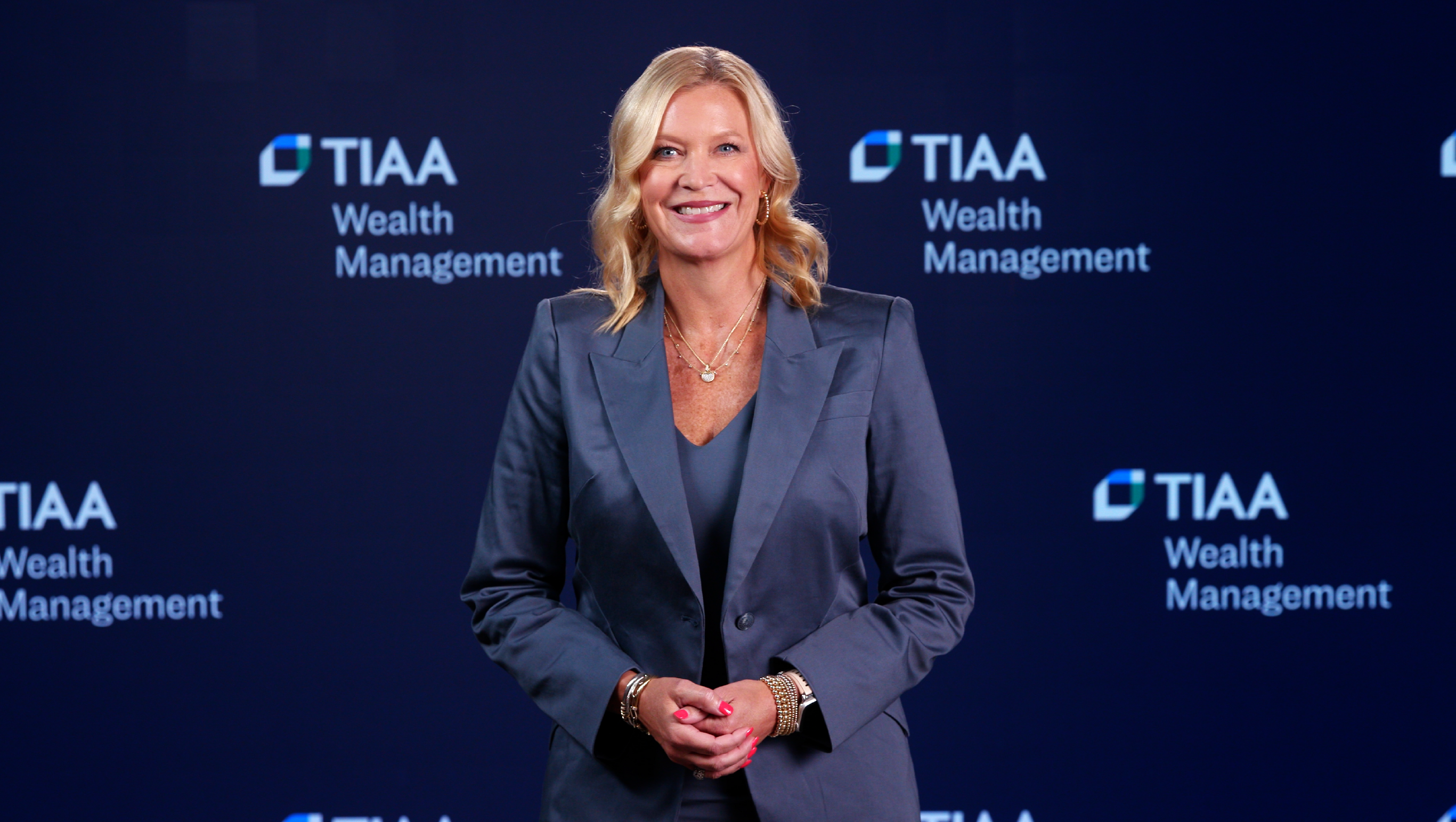 Ali Dellinger speaking about TIAA’s 2025 midyear outlook and wealth implications