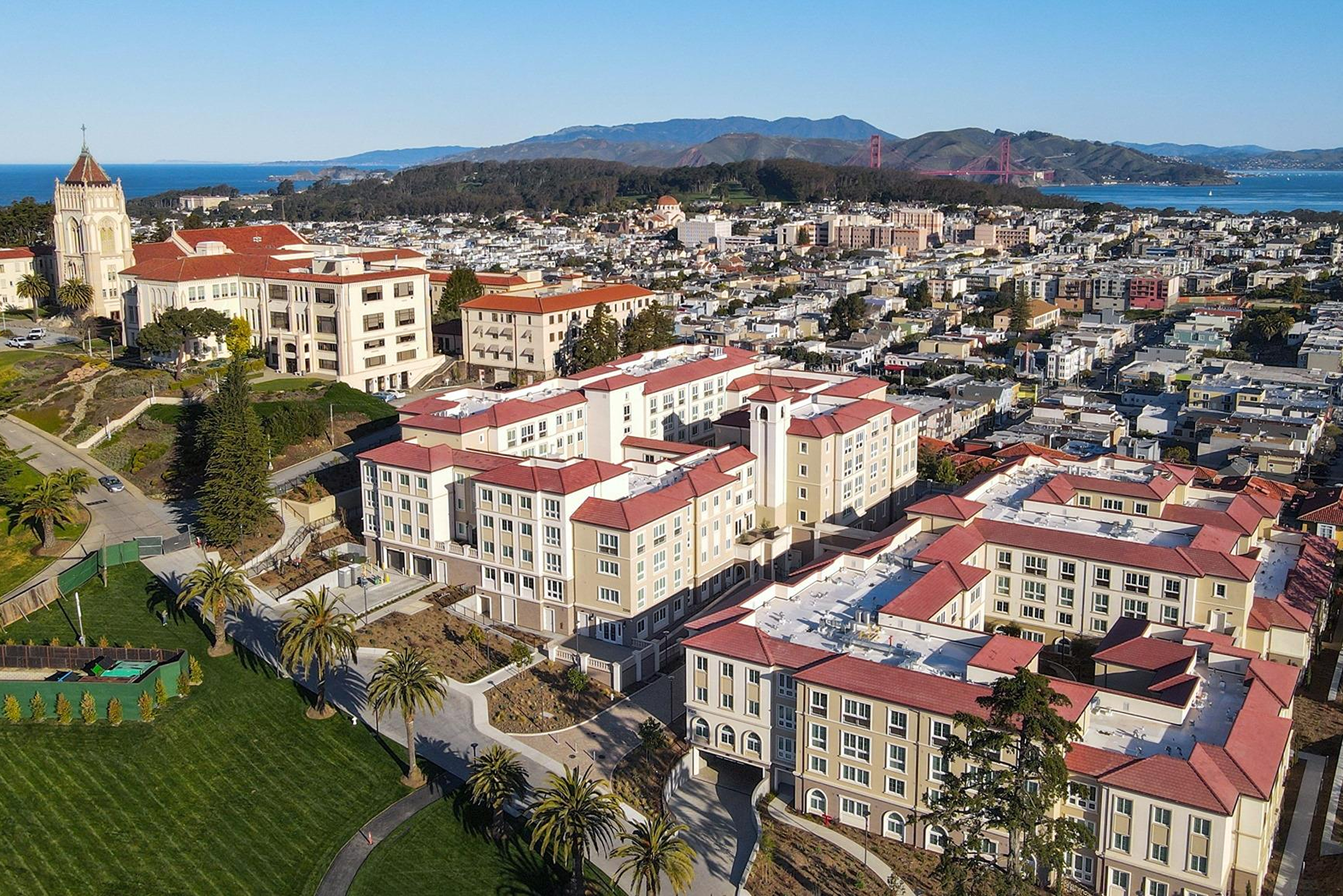 A building on the University of San Francisco campus