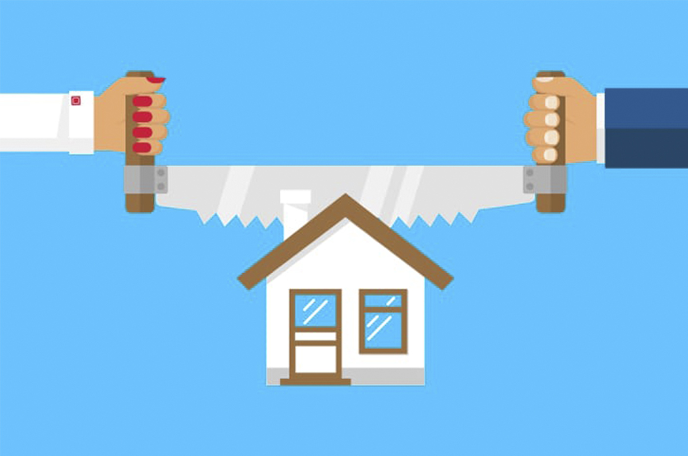 House with hands