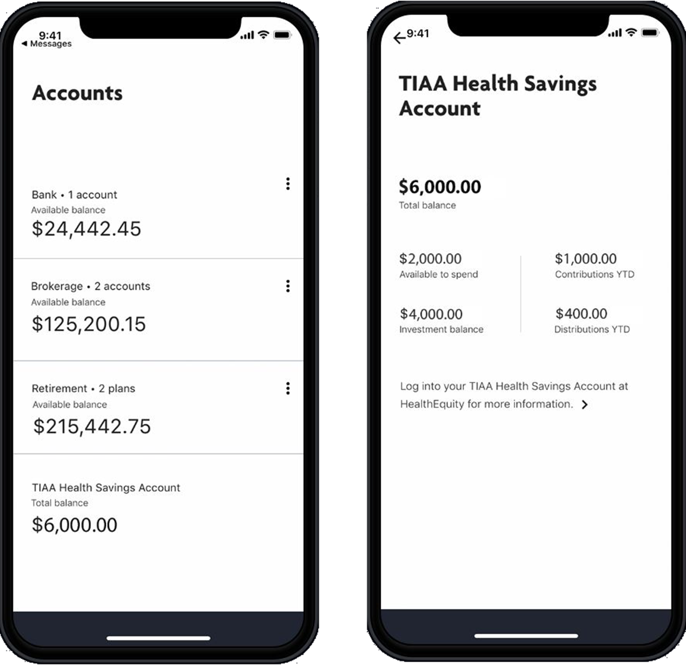 TIAA Health Savings Account.