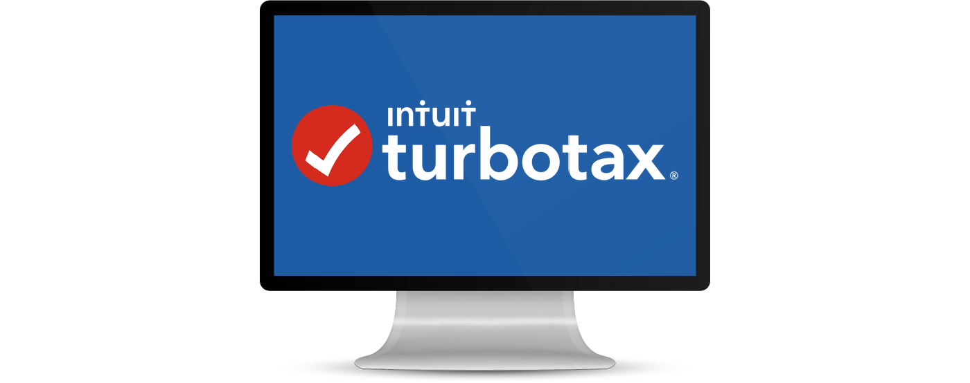 Computer showing TurboTax logo