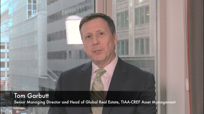 TIAA-CREF's Tom Garbutt Discusses Real Estate Trends with Institutional Real Estate, Inc.